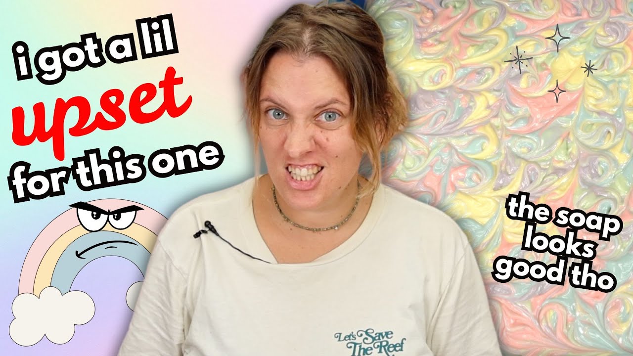 I Was NOT Happy While Making This Soap 😤🧼