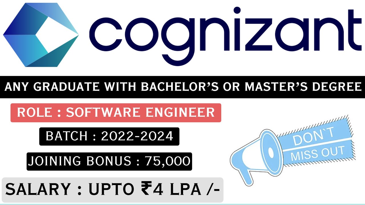 Cognizant Off Campus Drive 2024 | Multiple Role | Bulk Hiring for ...