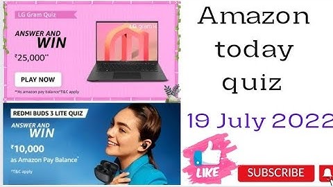 Amazon Redmi Buds 3 Lite Quiz Answers Today | Amazon Quiz Answers Today | Amazon Quiz Today
