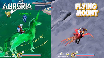 Find Flying Mount in Auroria | Auroria a Playful Journey Gameplay Hindi