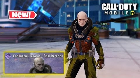 *NEW* Codename Lazarus Final Iteration Gameplay in COD Mobile Season 9 2024 | Cod Mobile on iPhone 7