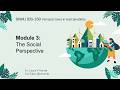 SNHU IDS-150 Module 3: Diversity and Social Justice in Sustainability ~ Perspect in Sustainability