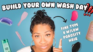 Build Your Own Easy WASH DAY ROUTINE for Coarse Type 4 Naturals! | STEP BY STEP 🤯