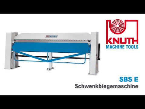 KNUTH Manuelle Schwenkbiegemaschine