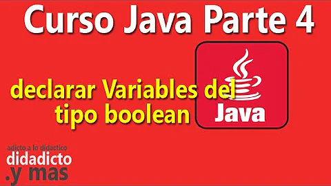 Como declarar boolean Java?