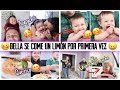 BELLA PRUEBA EL LIMON POR PRIMERA VEZ😝ME VISITO MI HERMANA😍OLIVIA SE RIE DE NOSOTRAS😂VIDEOJUEGOS🎮