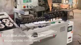 2D CNC Wire Bending with Butt Welder + CNC Ø6-10mm Wire Straightening and Cutting Machine