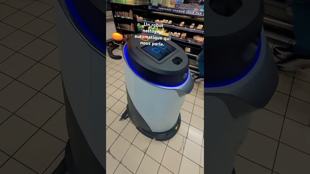 Une laveuse automatique  qui parlent au gens.