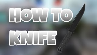 How to knife in bullet force || tips and tricks