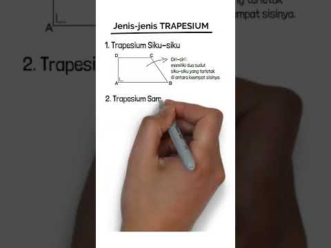 Video: Apakah yang sama dan apa yang berbeza tentang trapezium?