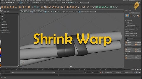 Tự Học 3D Online - Shrink Warp in Maya - Hướng dẫn Maya cơ bản #maya