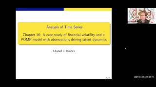 Time Series Analysis, Chapter 16, Part 1 (of 3)