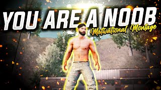 YOU ARE A NOOB!! MOTIVATIONAL MONTAGE (Part-3) | 4 FINGER + FULL GYROSCOPE PUBG MOBILE