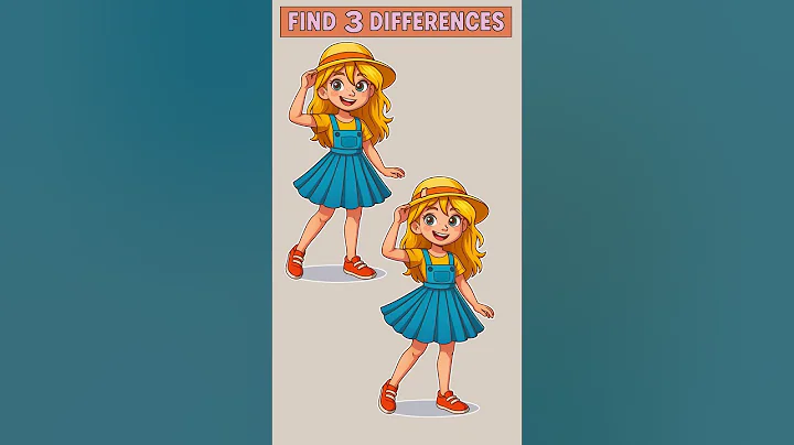 Only Geniuses Can Find the 4 Differences!