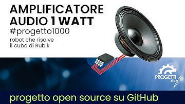 LM4889: amplificatore audio 1 watt per altoparlante 8 ohm • Progetto 1000