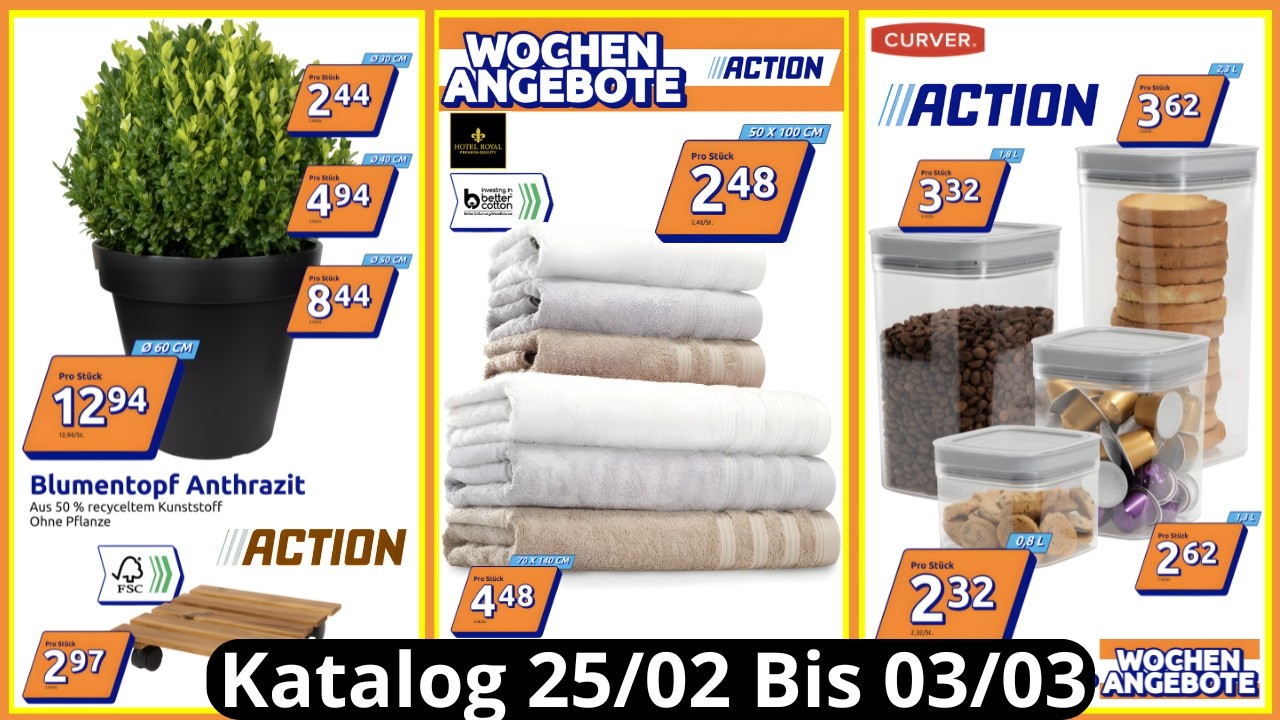 Neuer ACTION Prospekt Angebote & Aktionen vom 25/02/26 bis 03/03/26 🛒 #action  #promotion