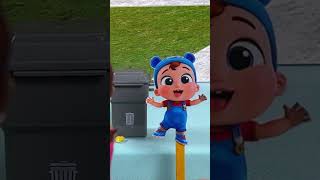 Clean Up the Trash With the Garbage Truck Game! ♻️ #recycle #games #gameshorts