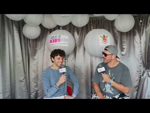 Mark Ambor Backstage at Lollapalooza
