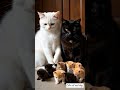 Cute kittens and cat ♥️