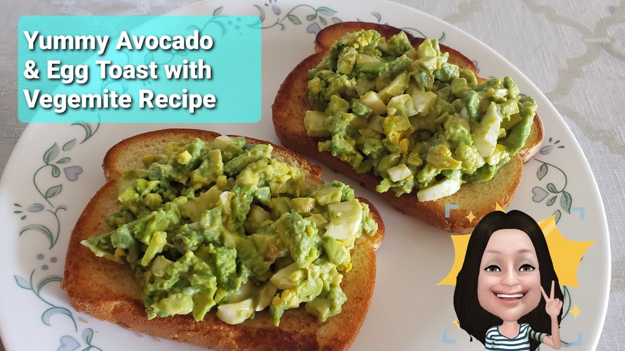 Avocado Egg Toast W Vegemite Recipe Ala Tita Riz Youtube