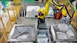 Foodline Robotic Arm Debagging Machine