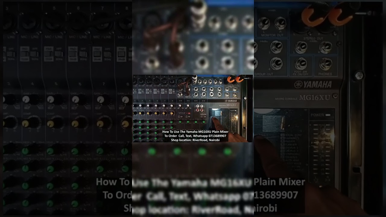 Yamaha MG16XU Mixer (Step-by-Step for Beginners) #yamahamixer