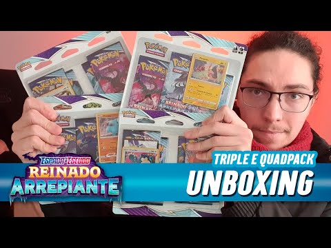 ABRI TRIPLE PACK E QUAD PACK DE REINADO ARREPIANTE DA @CanalCopag! | Unboxing #06