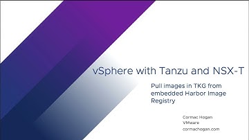 How to pull container images in TKG cluster from embedded Harbor Image Registry