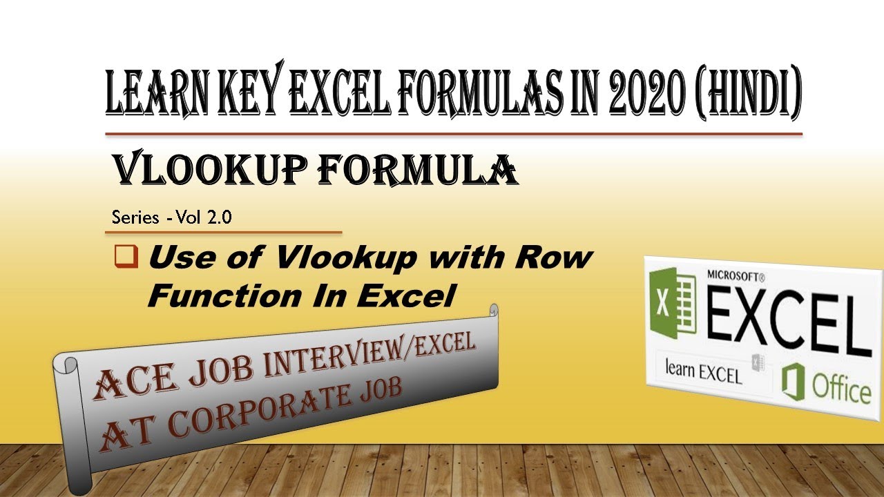 MS Excel vlookup with row formula vlookup excel vlookup function in