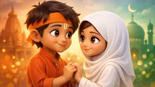 Hindu Boy ❤️ Muslim Girl Love Story | Emotional 3D Cartoon Animation | Unity Story2️⃣ True Love Has  screenshot 4