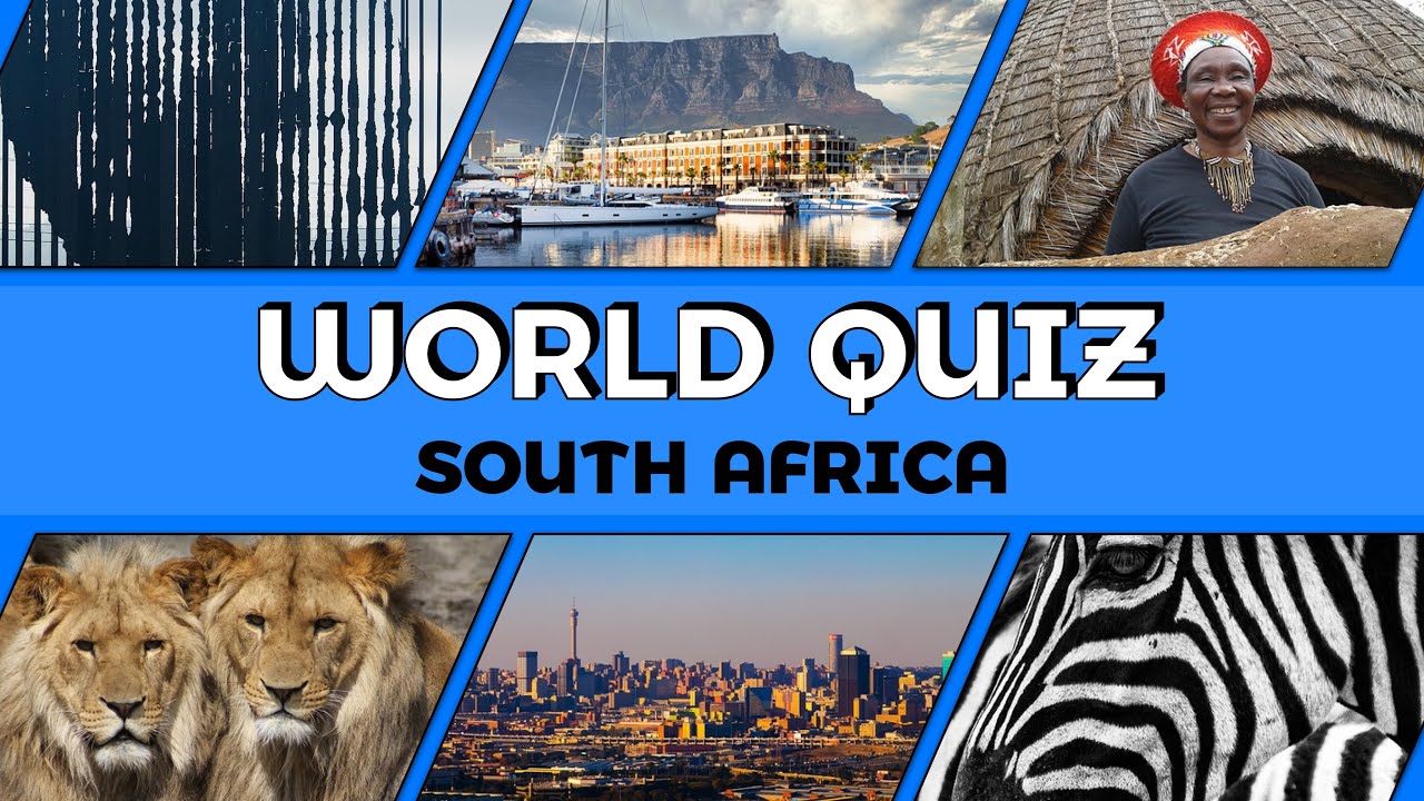 SOUTH AFRICA QUIZ 20 TRIVIA QUESTIONS W6 How much do you know