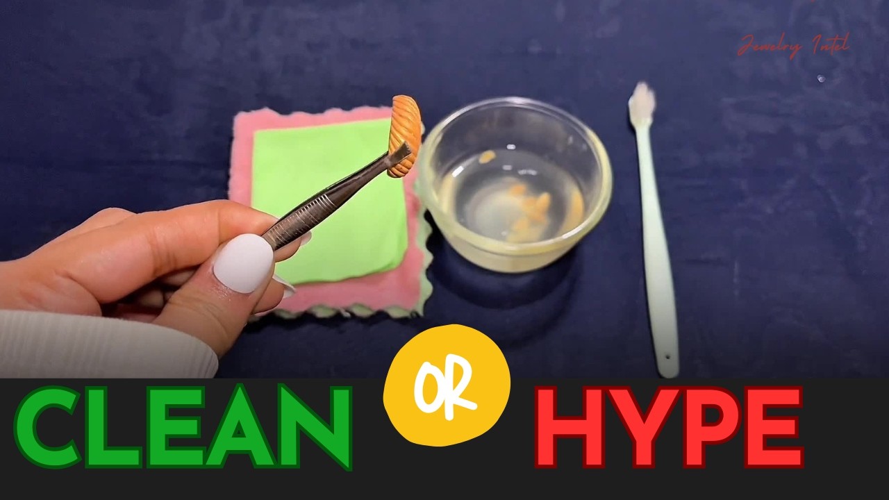 Natural DIY Gold Jewelry Cleaner