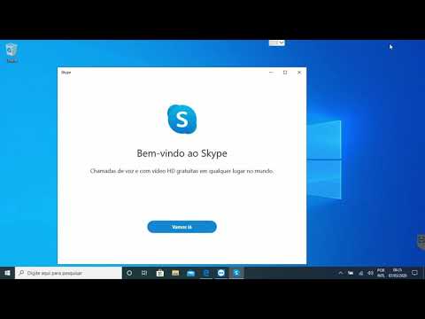SKYPE   COMO USAR SKYPE, COMO BAIXAR SKYPE NO WINDOWS 10   CURSO WINDOWS