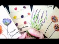 DIY watercolor cards | easy watercolor paintings for beginners