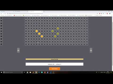 Movie Booking Website using django,react and redux