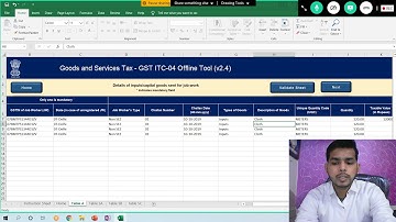 36-GST  ITC 04, LIVE DEMO ITC-04, DETAILS OF GOODS SENT TO JOB WORKER, HOW TO FILE ITC 04 Part-1