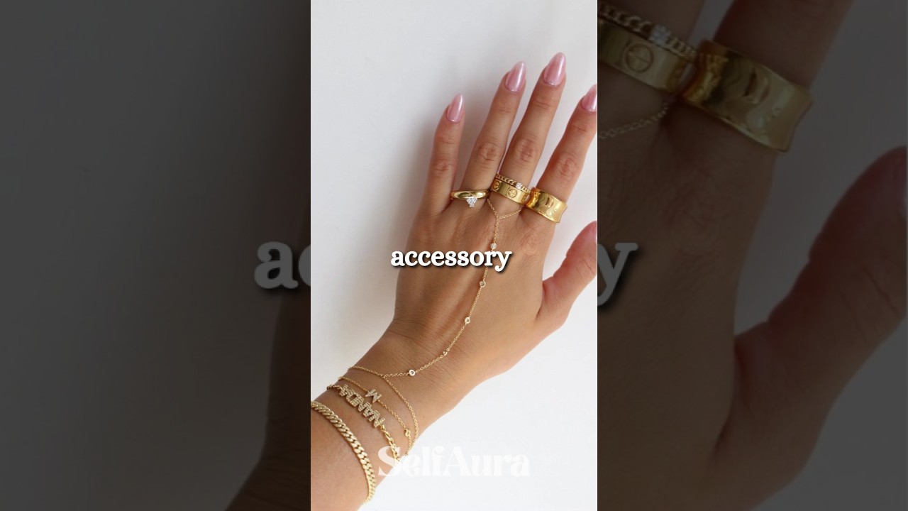 DIY hand accessory with necklace✨ 