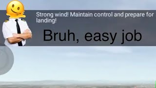[AirlineCommander] RATE my CROSS WIND LANDING! screenshot 4