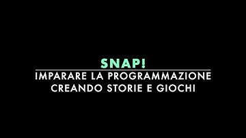 Snap: imparare la programmazione creando storie e giochi