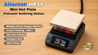 Alientek HP15 Mini Hot Plate Preheater Soldering Station