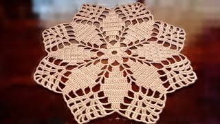 किरोसिया से थालपोश बनाना सीखें How To Crochet Thalposh / Woolen Rumal / Doily / Sousplat / Thalpos