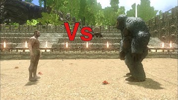 Gigantopithecus Vs Human Ark Survival Evolved