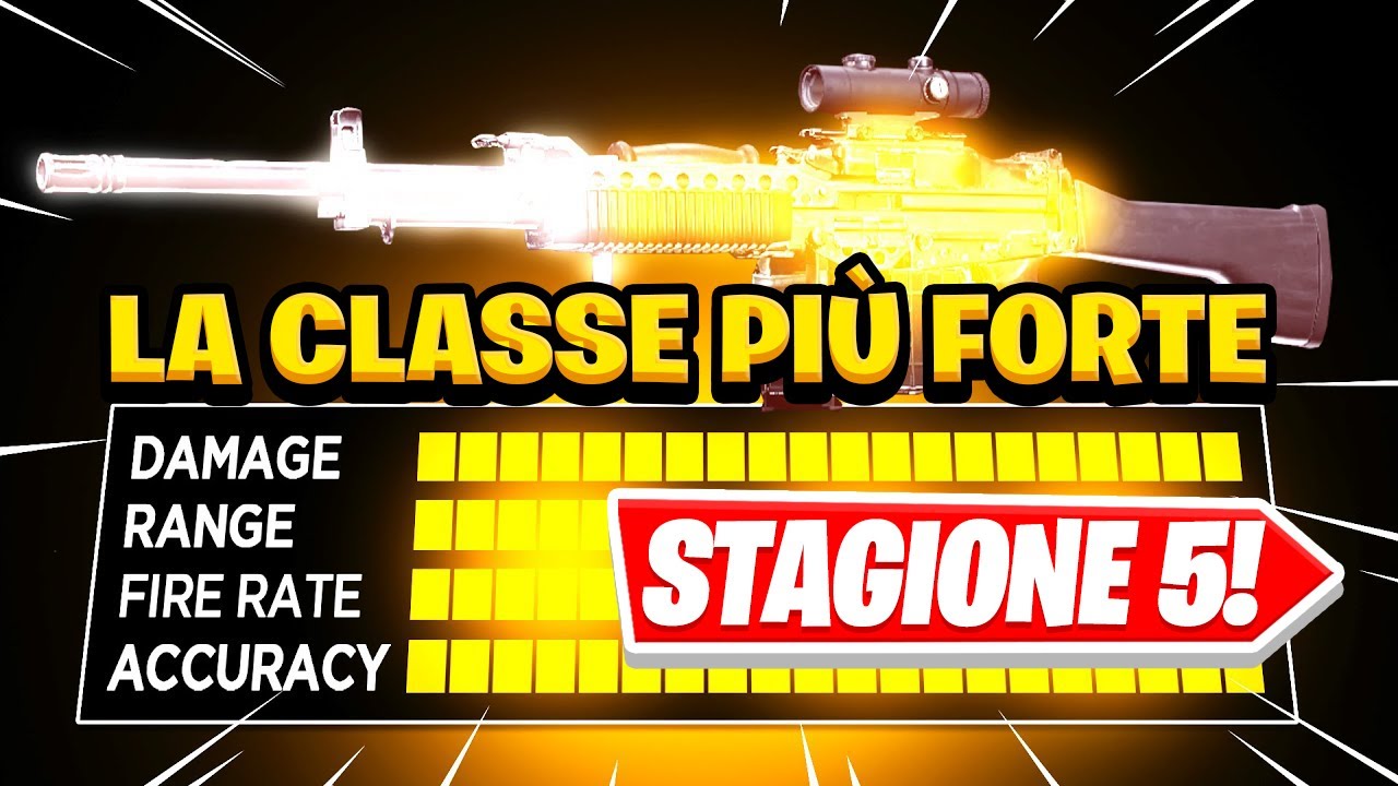LA CLASSE PIÙ FORTE DI WARZONE STAGIONE 5 - YouTube