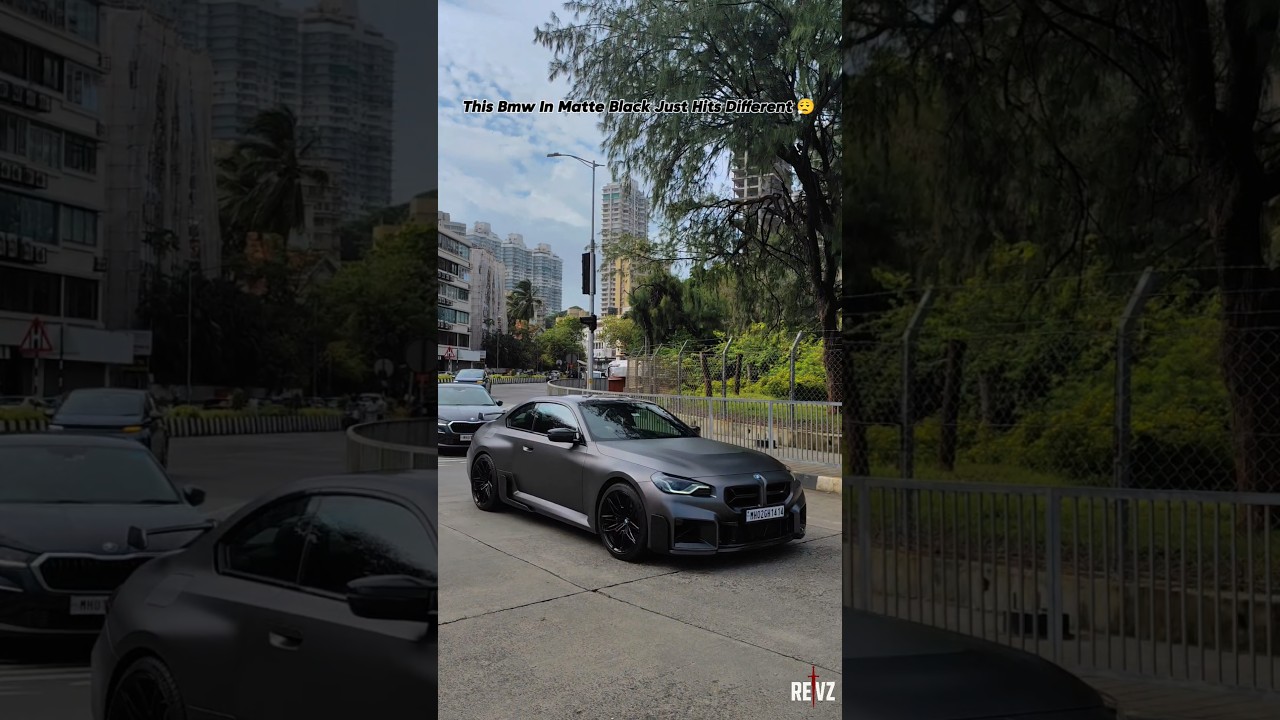 BMW in Matte Black Hits Different 💯