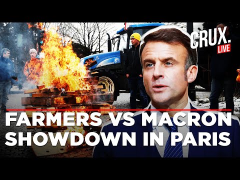 LIVE | French Farmers Drive 250 Tractors Into Paris To Protest Mercosur Trade Deal | Macron | Crux
