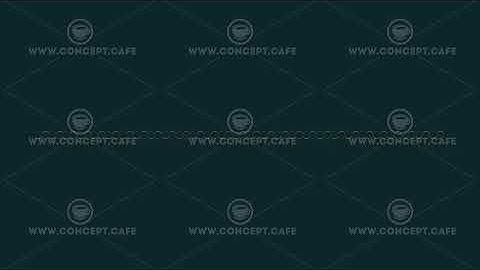 Animated HUD infographic element thin wavy line.