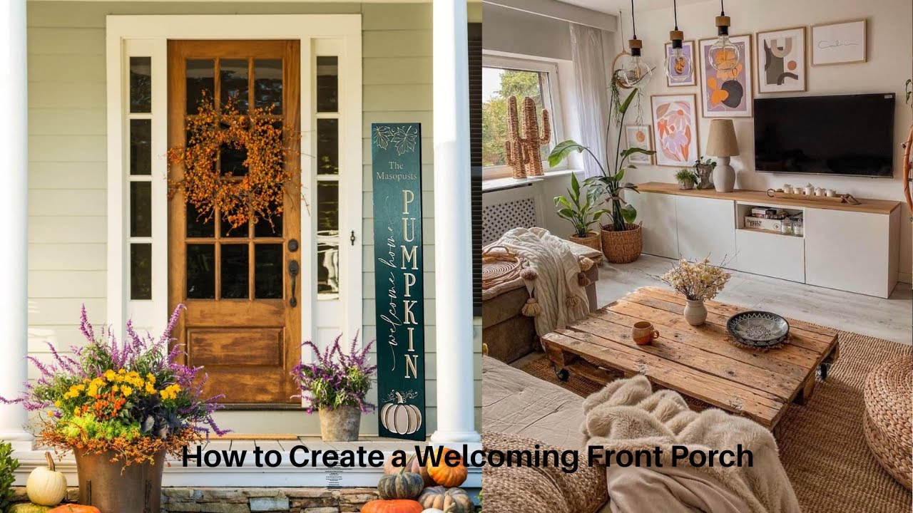 How to Create a Welcoming Front Porch - YouTube