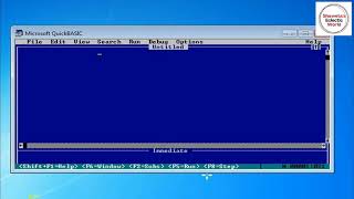 05 How to create a new program in QBasic language