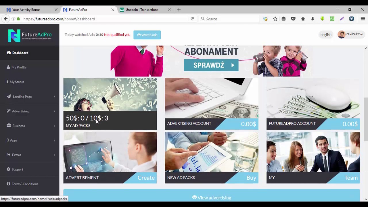 futurenet adpack login wie man ohne computer geld von zu hause aus verdient