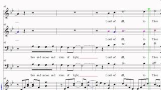 For the Beauty of the Earth (Rutter) - Alto chords